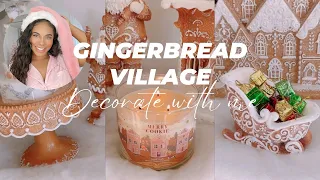 2023 Christmas Gingerbread Village | Decorate with Me ❄️
