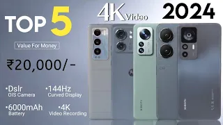 Top 5 Camera Phones Under 20000 [ January 2024 ] - 5G | 100MP | OIS | 4K | Best Phone Under 20000