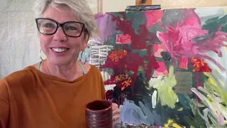 FLORAL DEMONSTRATION Time Lapse Video of the newest painting from the Fragrance Of Life Collection