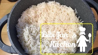 HOW TO COOK THE PERFECT AFGHAN RICE | Chalau | Afghan Rice | Reis kochen afghanisch | Basmati rice