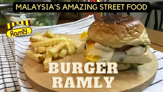 Ramly Burger Special | Burger Ramly Malaysia At Home | Malaysia Street Food In KL - Best Burger Ever