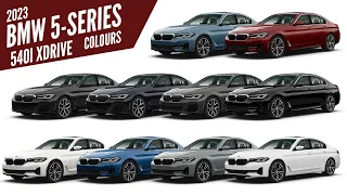 2023 BMW 5-Series 540i xDrive Sedan - All Color Options - Images | AUTOBICS