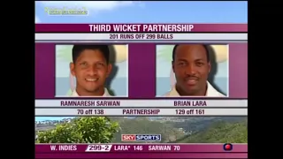 Brian Lara scores 400