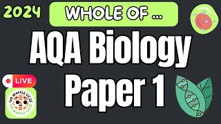 Whole of AQA Biology  Paper 1- revision through Exam Questions
