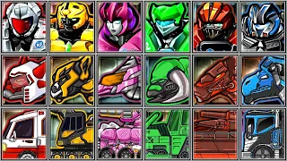 Dino Robot Corps + Mega Mechs - Ankylo/Apato/Stego/Para/Megalo/Freeze /SteelBee/Sirena/ShockBot/Shad