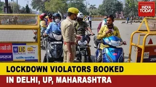 COVID-19 Lockdown: Over 1,000 Cases Filed Against Violators In Delhi; Cops In Action In Maharashtra