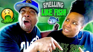 SMELLING LIKE FISH Prank On Boyfriend – Funny Went Too Far