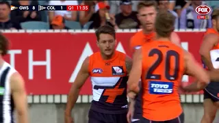 Lloyd unloads giant goal in centre square - AFL JLT Community Series 2018 week two