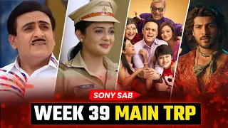 Sab Tv Week 39 Main TRP | Sony Sab Week 39 Offline TRP | TMKOC | Maddam Sir | Ali Baba