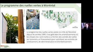 Des ruelles vertes aux milieux de vie, naissance d'un mouvement citoyen à Montréal, par René Audet