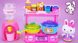 8 Minutes Satisfying with Unboxing Cute Pink Rabbit Kitchen Play set Collection ASMR | Review Toys