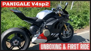 Panigale V4sp2 Unboxing & First ride... Ducati's Best Sports road & track bike 2022