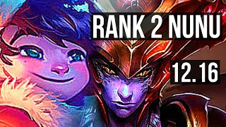 NUNU vs SHYVANA (JNG) | 7/0/9, Rank 2 Nunu, 500+ games, Godlike | KR Grandmaster | 12.16