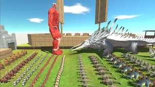Colossal Titan Ancient Human Attack Bewilderbeast Herbivore Dinosaurs Animal Revolt Battle Simulator