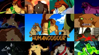 All humangosaur transformations in all Ben 10 series