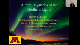 "Aurora: Mysteries of the Northern Lights" - Minnesota Institute for Astrophysics lecture