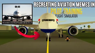 Recreating Aviation memes in PTFS!