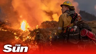 Firefighters struggle to contain California’s Caldor wildfire scorching over 100,000 acres