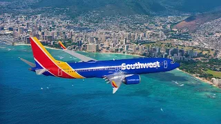 Southwest Flight from Long Beach to Honolulu, Hawaii ✰