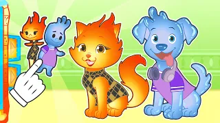 BABY PETS 🔥💧 Dress up as Ember and Wade from Elemental