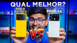EITA! Poco X6 vs Poco X6 pro! Qual é o melhor? Qual comprar? muitas diferenças? Comparativo!