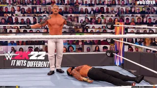 WWE 2K22: Dexter Lumis vs Roman Reigns - The Return Of Killer