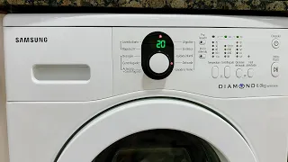 SAMSUNG DIAMOND 6 kg replacement of bearings and crossbar. Washing machine repair.