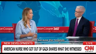 CNN Interview: MSF Nurse Describes her Experience Under Siege in Gaza for 26 Days