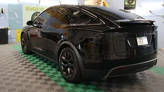 Tesla Model X Blacked Out Tint and Smoked Taillights