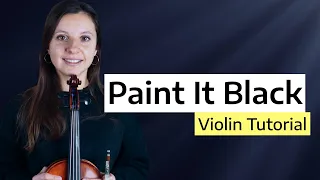 Paint It Black From Wednesday Violin Tutorial