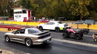 2001 Pontiac Trans Am ws6 6sp vs 2015 Dodge Challenger Hell Cat