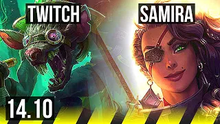 TWITCH & Renata Glasc vs SAMIRA & Nautilus (ADC) | 5/1/1, Rank 12 Twitch | BR Grandmaster | 14.10