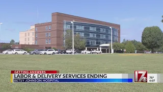 Labor and delivery services ending at Dunn hospital