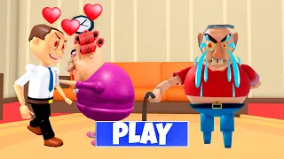 SECRET UPDATE | EVIL DAD FALL IN LOVE WITH GRANDMA? OBBY ROBLOX #roblox #obby