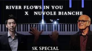 River flows in you X Nuvole bianche 5K SPECIAL!!! :)