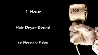 Hair Dryer Sound 74 | 1 Hour Visual ASMR | Lullaby to Sleep