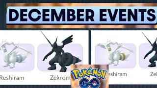 December month full details in Pokemon go | finally zekrom and reshiram shiny available 🔥