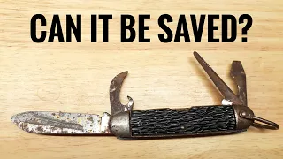 HOW TO QUICKLY AND EASILY REMOVE RUST FROM KNIVES OR OTHER TOOLS.