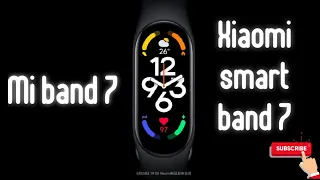 Mi band 7 the latest smart band of Xiaomi