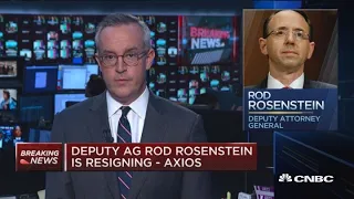 Deputy AG Rod Rosenstein is resigning: Axios