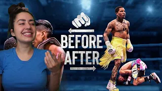 BOXING NOOB REACTS TO BEFORE and AFTER Fighting GERVONTA DAVIS