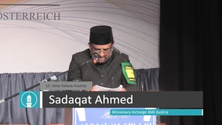 Living connection with God - Sadaqat Ahmed - Jalsa Salana Austria 2017