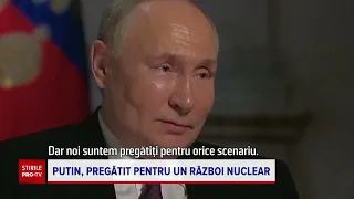 Nucleara lui Putin: ”Armele există ca să fie folosite”