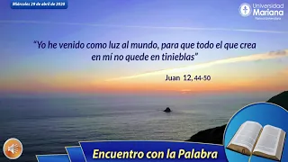 Encuentro con la palabra Juan 12, 44 - 50