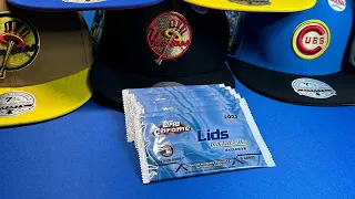 Lids Exclusive 2023 Topps Chrome Mitchell and Ness Packs and Hats
