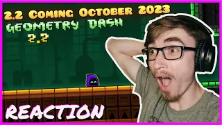 gd veteran reacts to 2.2 release date... // Geometry Dash 10-Year Anniversary (REACTION)