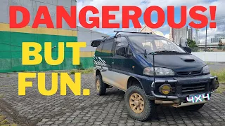 Mitsubishi Delica Review ITS AWESOME! (ENGLISH)