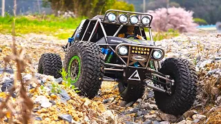 Team Raffee Co. JDM-199 KOH Ultra4 Racing IFS Titanium Tube Frame Rock Crawler Unboxing & Off-Road