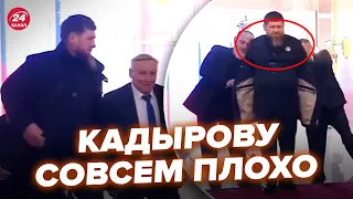 🔥Кадыров налажал на инаугурации Путина, это сняли на видео! Гляньте на его реакцию @RomanTsymbaliuk