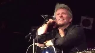 Jon Bon Jovi @BBKing NYC July 18th 2015 Q&A 2